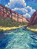 An Angie Coleman Woodcut